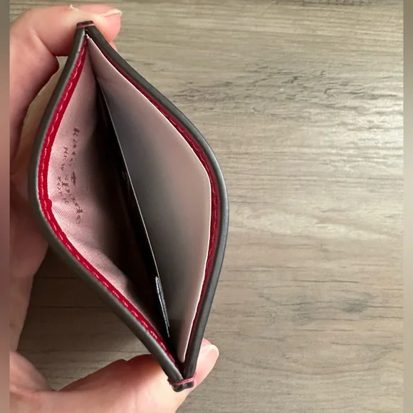 New with tags! Kate Spade Madison Cherry Red Leather Card Holder! - Picture 4 of 6